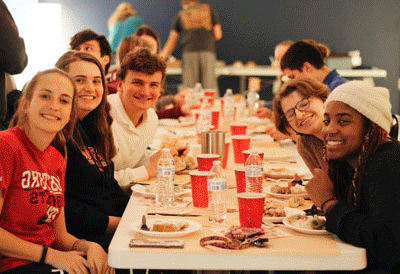 students at Frostburg State University